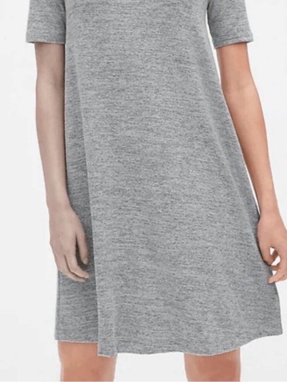 GAP Heather Gray Midi Sweater T-Shirt Dress - Size XS